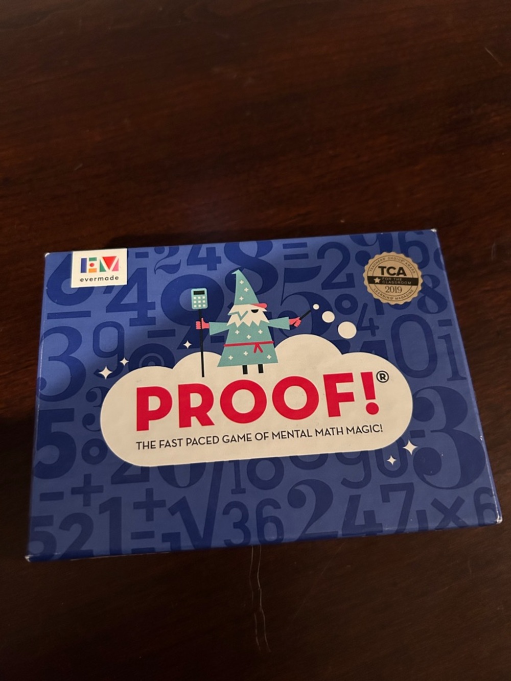 Proof! Mental Math Card Game